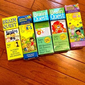 5 educational materials for Grade 1, PK-K, K-1, kindergarten and preschool.